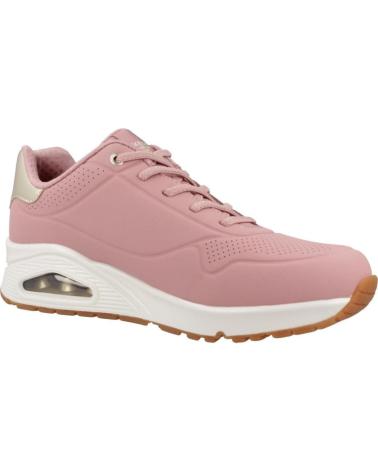 SKECHERS SHIMMER AWAY - TÊNIS CASUAL ROSA DOURADO ROS