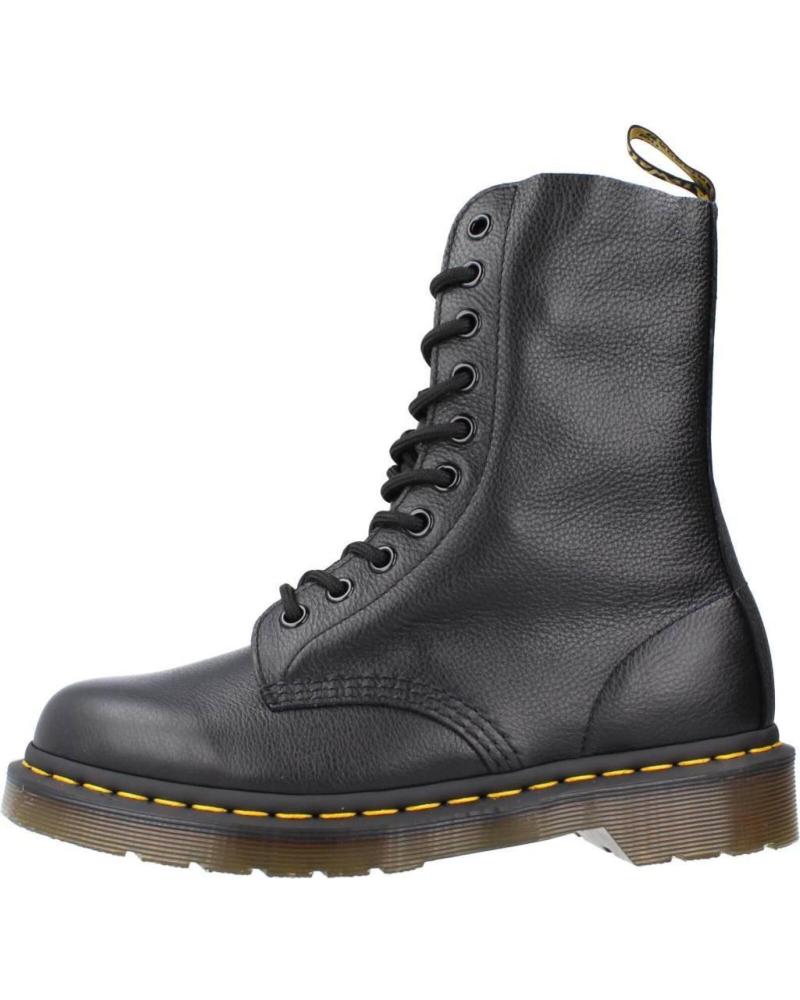 DR. MARTENS VIRGINIA - BOTTES NOIRES EN CUIR SOUPLE BLACK