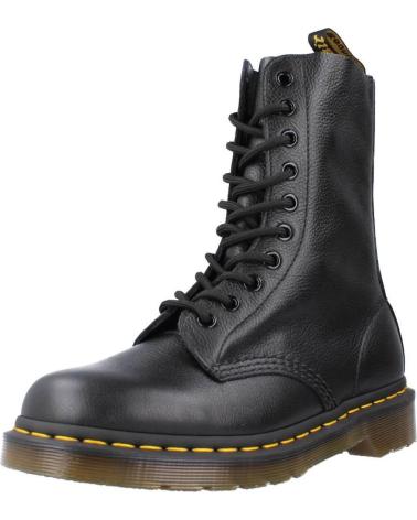 DR. MARTENS VIRGINIA - BOTTES NOIRES EN CUIR SOUPLE BLACK