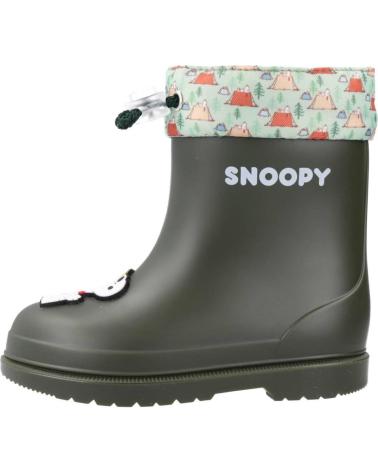 STIVALI DA PIOGGIA IGOR W10277 VERDE KAKI SNOOPY KAKI
