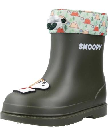 STIVALI DA PIOGGIA IGOR W10277 VERDE KAKI SNOOPY KAKI