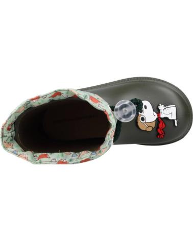 STIVALI DA PIOGGIA IGOR W10277 VERDE KAKI SNOOPY KAKI