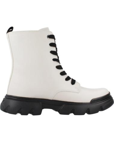 GEOX J JUNETTE G STIVALI STILE MILITARE CON LACCI BEIGE C1M9B C1M9B