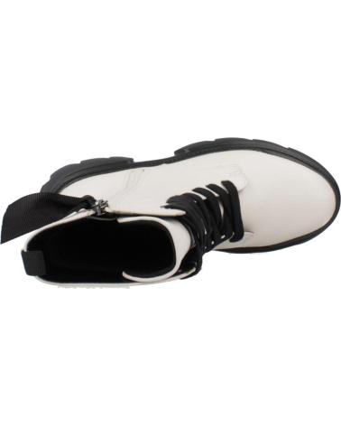 GEOX J JUNETTE G STIVALI STILE MILITARE CON LACCI BEIGE C1M9B C1M9B