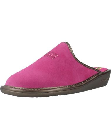 PANTUFAS DE CASA NORDIKAS TOP LINE ROSA MORANGO FRESA