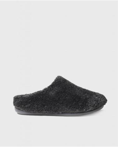 TONI PONS PLÜSCH-SLIPPER 146938 SCHWARZ NEGRO