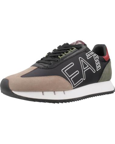 EMPORIO ARMANI ZAPATILLAS HOMBRE MODELO X8X101 COLOR NEGRO T985