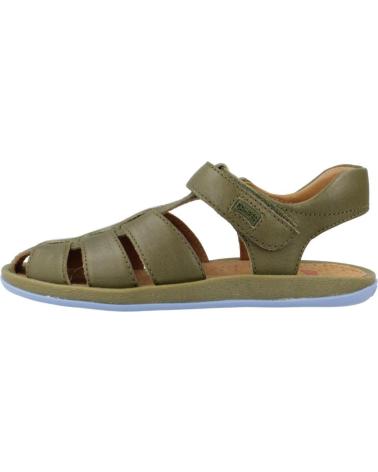 CAMPER BICHO KIDS - SANDALI PER BAMBINO VERDE OLIVA GREEN