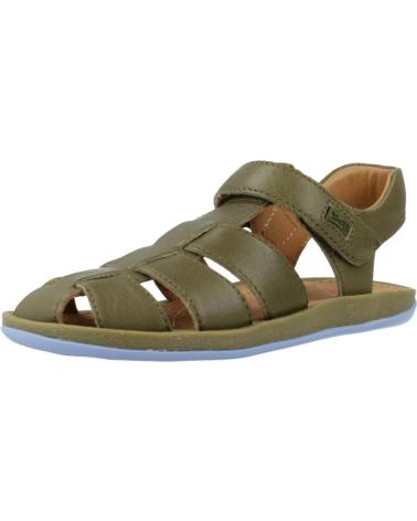CAMPER BICHO KIDS - SANDALI PER BAMBINO VERDE OLIVA GREEN