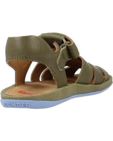 CAMPER BICHO KIDS - SANDALI PER BAMBINO VERDE OLIVA GREEN