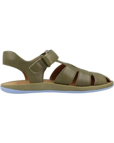 CAMPER BICHO KIDS - SANDALI PER BAMBINO VERDE OLIVA GREEN
