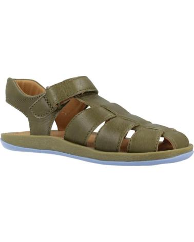 CAMPER BICHO KIDS - SANDALI PER BAMBINO VERDE OLIVA GREEN