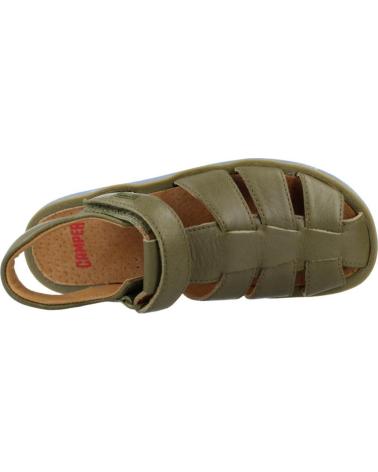 CAMPER BICHO KIDS - SANDALI PER BAMBINO VERDE OLIVA GREEN