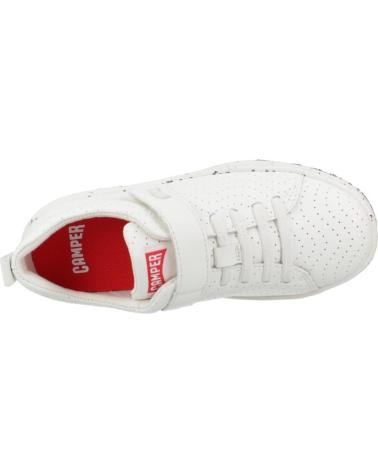 CAMPER RUNNER FOUR KIDS TÊNIS BRANCOS WHTNTRL WHTNTRL