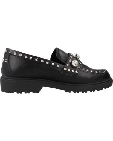 MOCASINES EXE SALINA CON TACHUELAS Y SUELA TRACK NEGROS BLKSLV BLKSLV