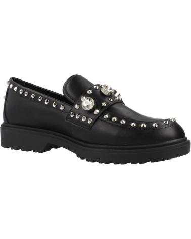 MOCASINES EXE SALINA CON TACHUELAS Y SUELA TRACK NEGROS BLKSLV BLKSLV