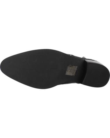 EXE MILAN 017E CUT-OUT STIEFELETTEN MIT NIETEN UND METALLKAPPE SCHWARZ BLACK