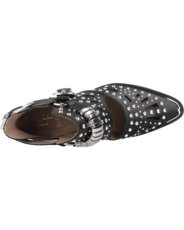 BOTTINES BEFREE MILAN 018E NOIRES AVEC CLOUS ET BOUCLES MÉTALLIQUES BLACK