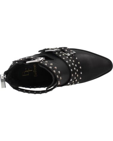 BOTINES EXE MILAN 020E NEGROS CON MÚLTIPLES TIRAS Y TACHUELAS BLACK