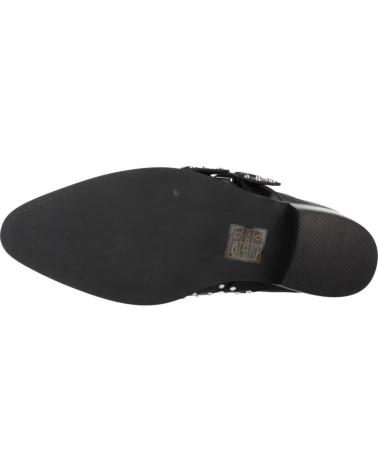 BOTINES EXE MILAN 020E NEGROS CON MÚLTIPLES TIRAS Y TACHUELAS BLACK