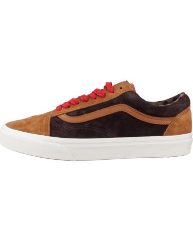 VANS OLD SKOOL PSPGGN SNEAKER CASUAL IN CAMOSCIO MARRONE PSPGGN
