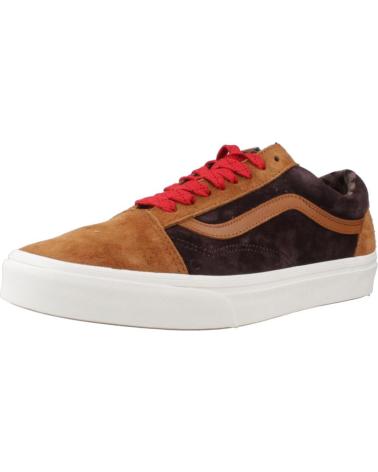 VANS OLD SKOOL PSPGGN SNEAKER CASUAL IN CAMOSCIO MARRONE PSPGGN