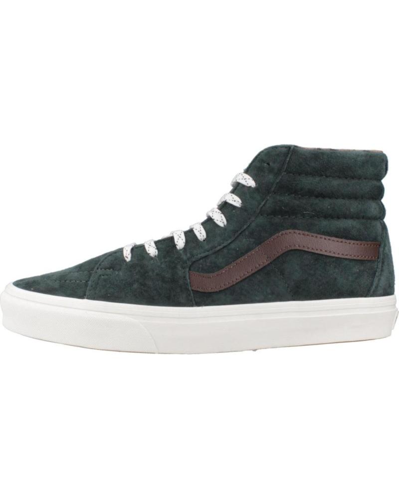 VANS SK8-HI PSPSCB SNEAKERS ALTE IN CAMOSCIO VERDE PSPSCB
