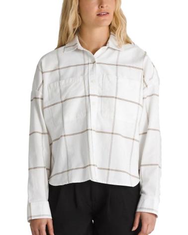 VANS ANTICA BOXY LS SHIRT WHITE MRSMLW MRSMLW
