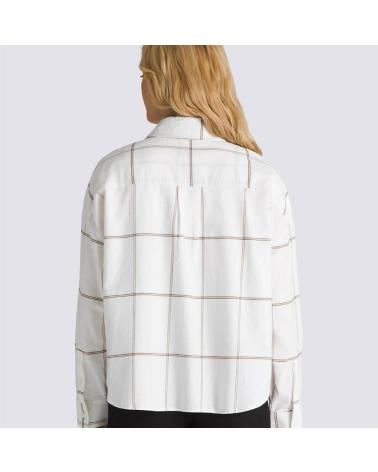 VANS ANTICA BOXY LS SHIRT WHITE MRSMLW MRSMLW