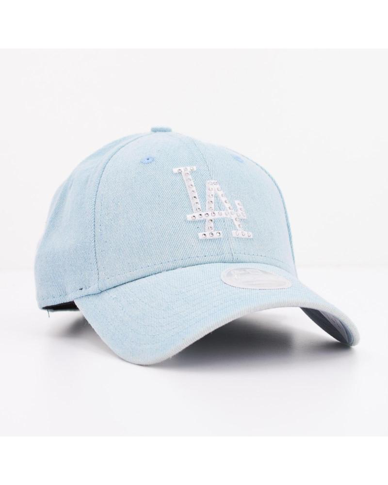 CAPPELLINO NEW ERA LOS ANGELES DODGERS 9FORTY DIAMANTE DENIM CELESTE PSTLBL CELESTE