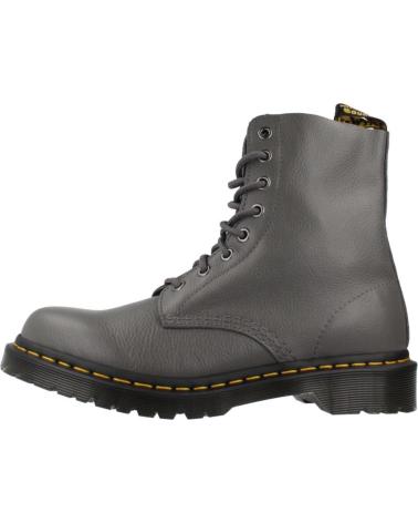 DR. MARTENS PASCAL - BOTAS DE CUERO GRIS GUNMETAL GUNMETAL