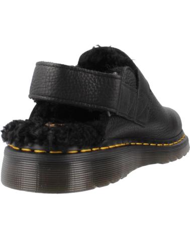 DR. MARTENS JORGE LL FL - BLACK LEATHER CLOGS BLACK