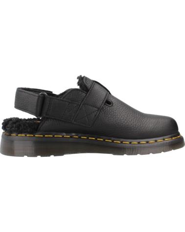 DR. MARTENS JORGE LL FL - BLACK LEATHER CLOGS BLACK