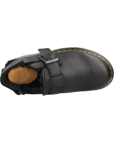 DR. MARTENS JORGE LL FL - BLACK LEATHER CLOGS BLACK