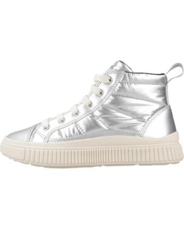 GEOX SNEAKERS J LAQUINNY C1007 SILVER C1007