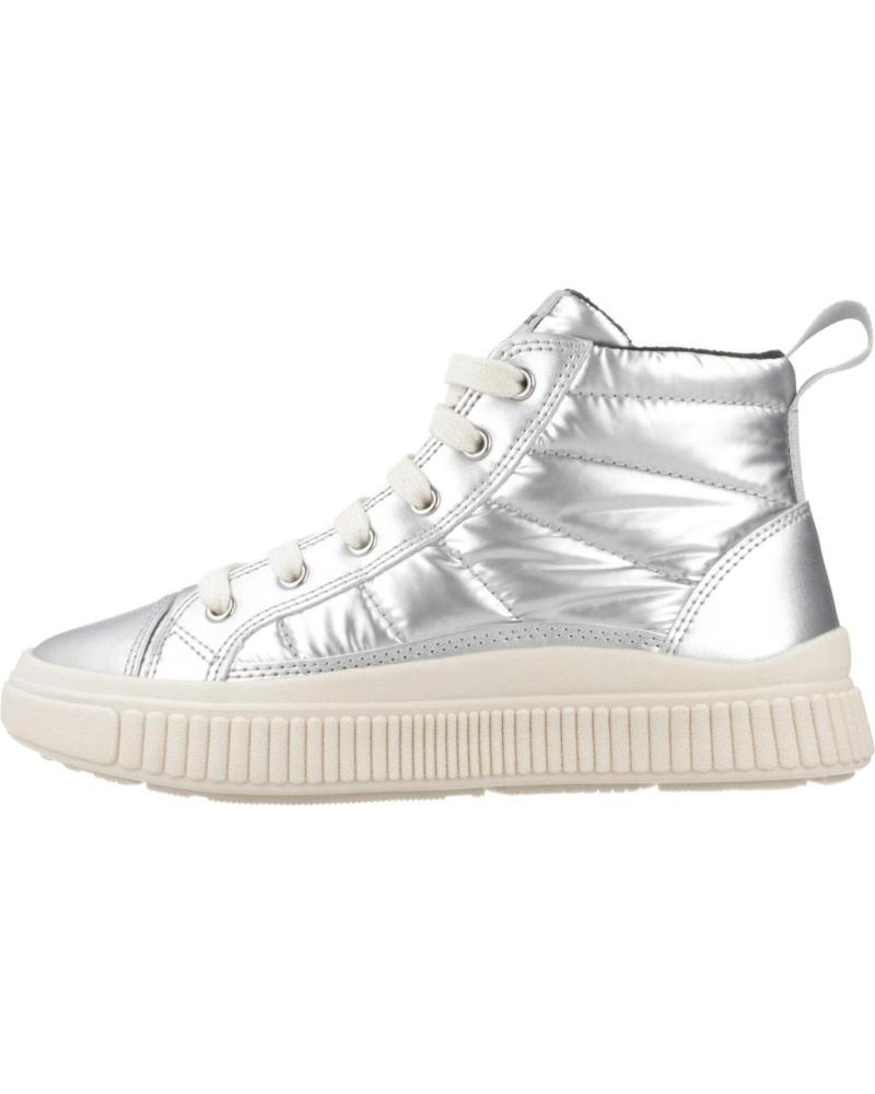GEOX SNEAKERS J LAQUINNY C1007 SILVER C1007