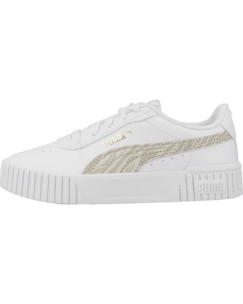 PUMA ZAPATILLAS NINO MODELO CARINA 2 0 ZEBRA PS COLOR BLANCO WHIT WHITE