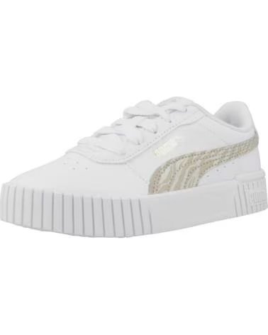 PUMA ZAPATILLAS NINO MODELO CARINA 2 0 ZEBRA PS COLOR BLANCO WHIT WHITE