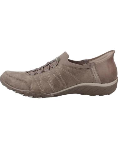 SKECHERS BREATHE-EASY HOME SLIP-INS DUNKELBEIGE DKTP DKTP
