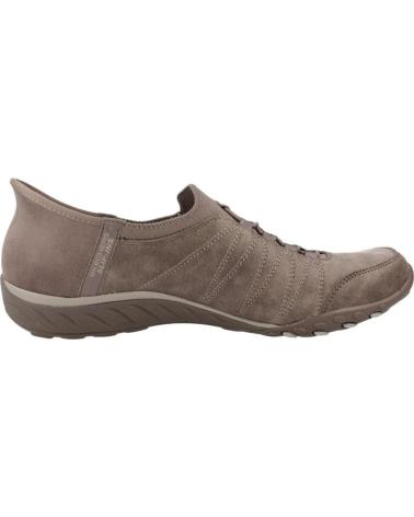SKECHERS BREATHE-EASY HOME SLIP-INS DUNKELBEIGE DKTP DKTP