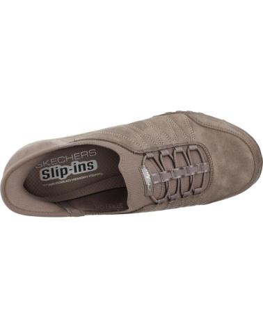 SKECHERS BREATHE-EASY HOME SLIP-INS DUNKELBEIGE DKTP DKTP