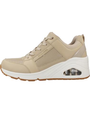SKECHERS UNO WEDGE EVERYTHI MARROM CLARO NATURAL NAT