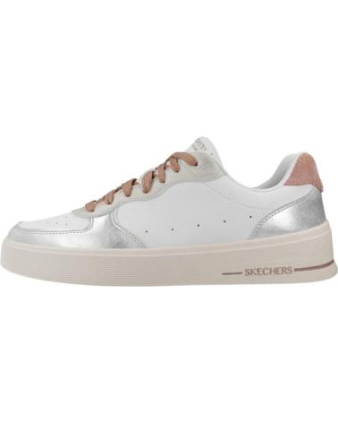 SKECHERS HILAND SOFT METALS WHITE SNEAKERS WM WMLT WMLT