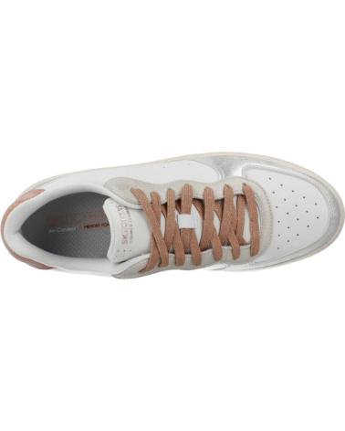 SKECHERS HILAND SOFT METALS WHITE SNEAKERS WM WMLT WMLT