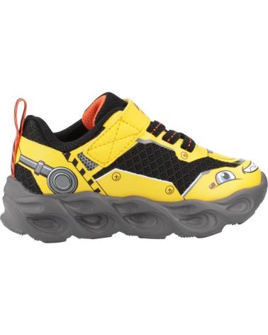 SKECHERS TÊNIS THERMO-FLASH TRUCK YLBK AMARELOS COM LUZES YLBK
