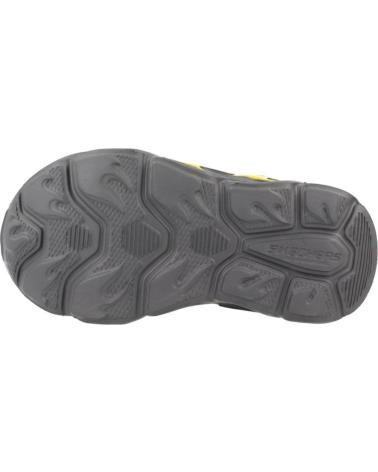 SKECHERS TÊNIS THERMO-FLASH TRUCK YLBK AMARELOS COM LUZES YLBK