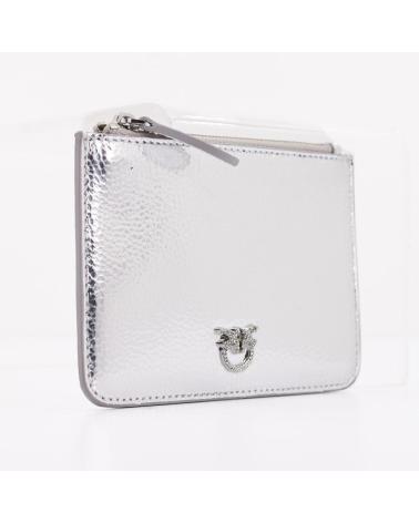 PORTAFOGLIO PINKO FLAT MINI ARGENTO ZZFN ZZFN