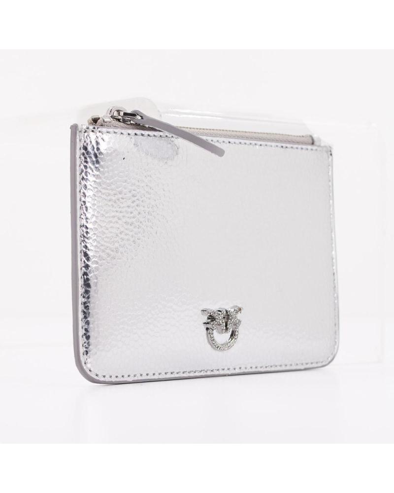 PORTAFOGLIO PINKO FLAT MINI ARGENTO ZZFN ZZFN