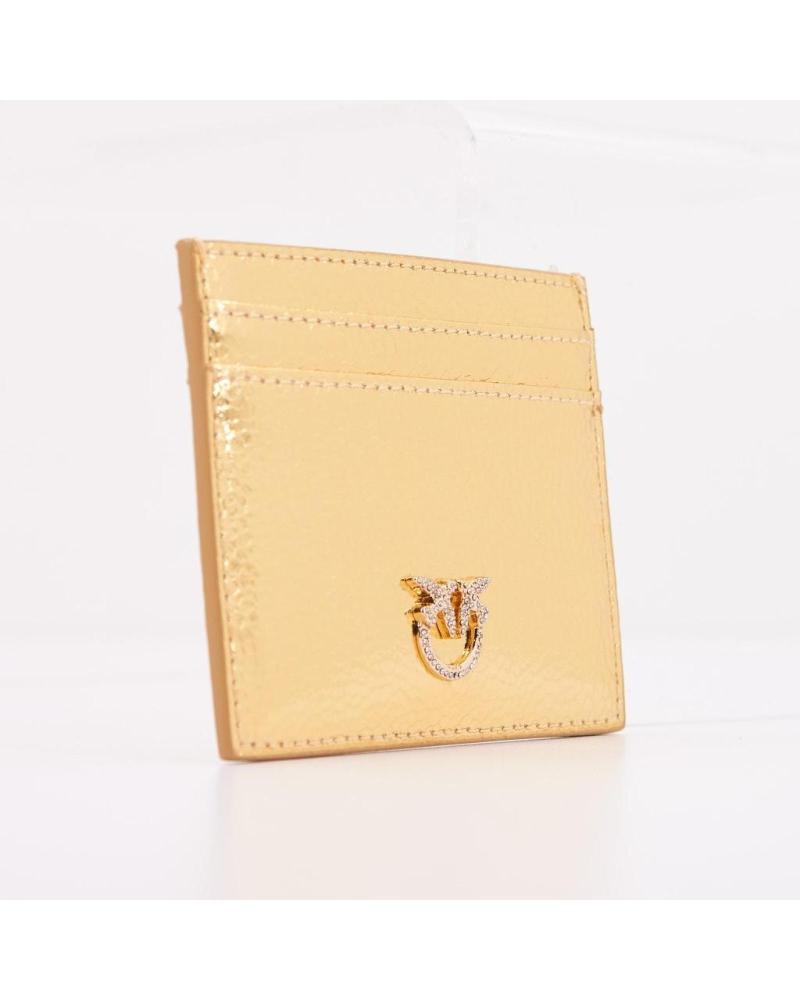 PINKO PORTE-CARTES CARD HOLDER SIMPLY OR ZZLY ZZLY