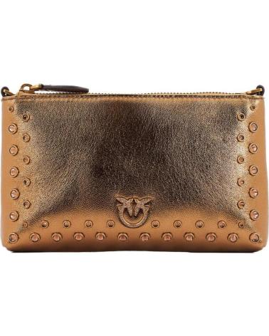 PINKO BOLSO MINI FLAT HORIZONTAL BRONCE ZZOZ ZZOZ